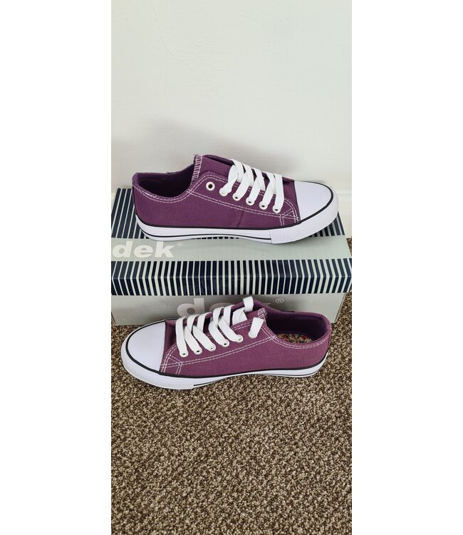 Dek Purple Canvas Shoe