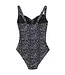 Regatta Sakari Swimsuit Black/White Polka Print