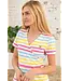 Lighthouse Lena Dress Pink / Sky Blue Stripe