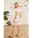 Lighthouse Lena Dress Pink / Sky Blue Stripe