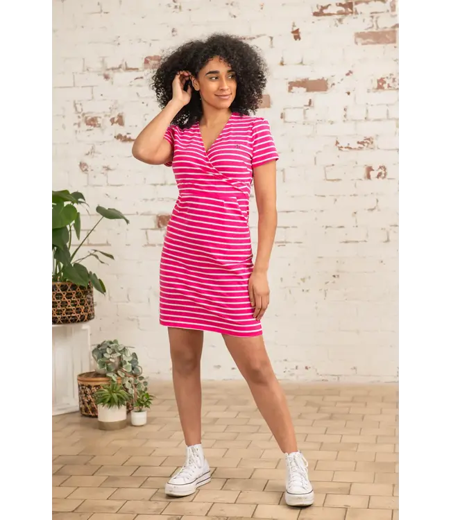 Lighthouse Lena Dress Pink Stripe