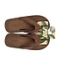 PDQ Mens Brown Flip Flops