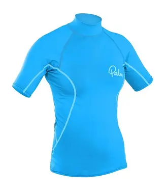 Palm Palm Rashguard Womens S/Sleeve Aqua