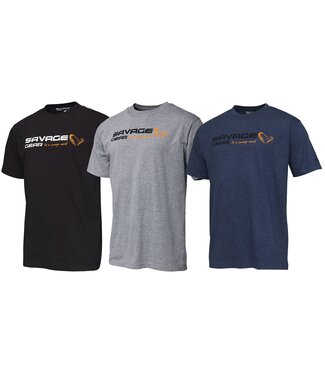 Savage Gear Savage Gear Signature T-Shirt Grey
