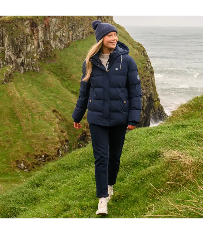 Lighthouse Margot Ladies Coat. Navy