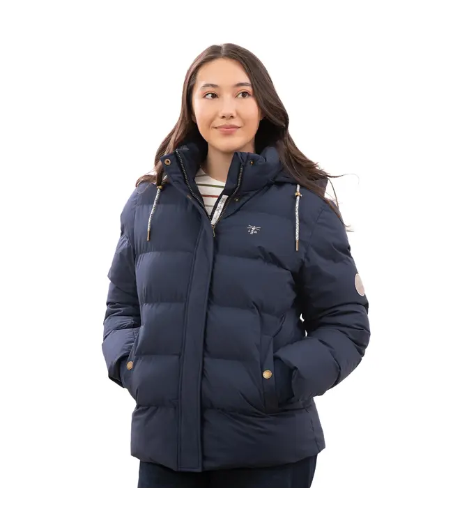 Lighthouse Margot Ladies Coat. Navy