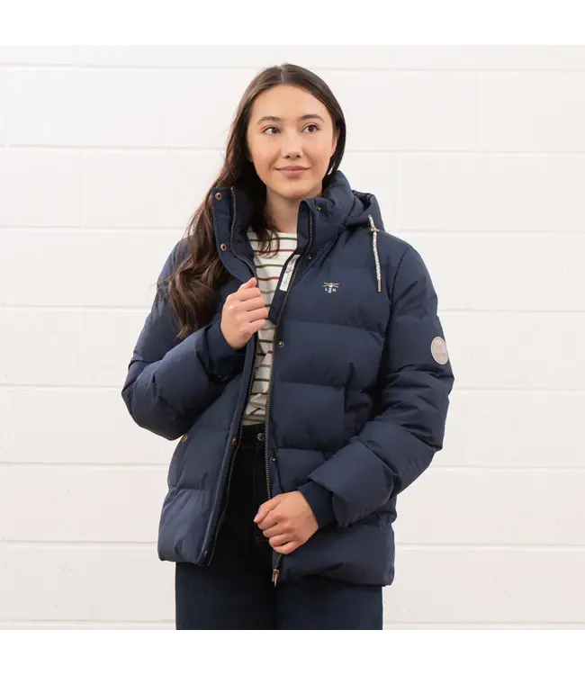 Lighthouse Margot Ladies Coat. Navy