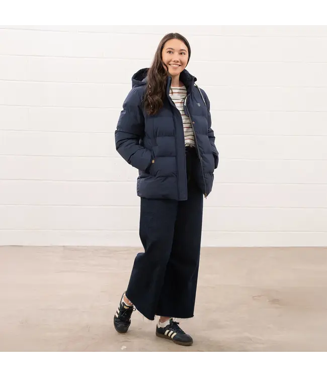 Lighthouse Margot Ladies Coat. Navy
