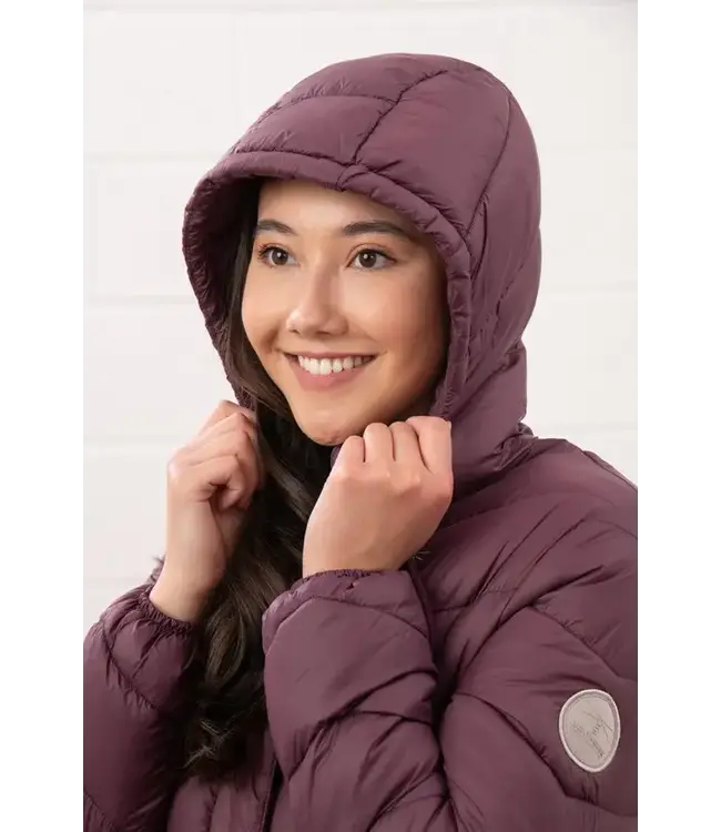 Lighthouse Ladies Laurel Coat. Cranberry