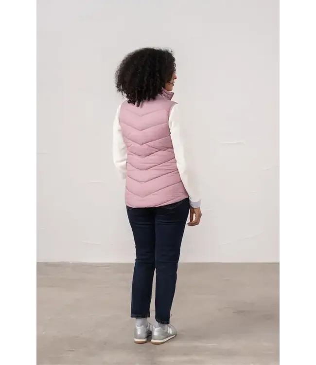 Lighthouse Ladies Laurel Gilet. Wild Rose