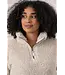 Lighthouse Ladies Coast Half Zip Fleece. Irish Cream