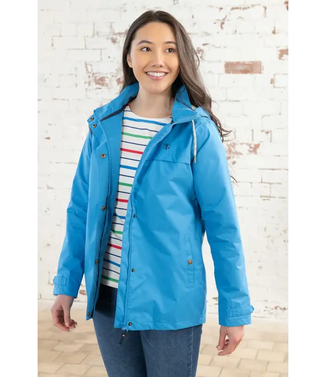 Lighthouse Ladies Beachcomber Coat Azure Blue