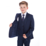 Exklusiver Kinderanzug, dunkelblau