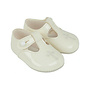 Taufschuhe, creme