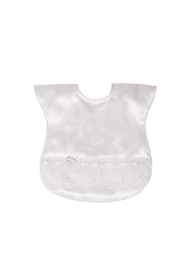 Lätzchen für Mädchen, weiß