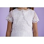 Kommunion Bolero mit Spitze, weiß