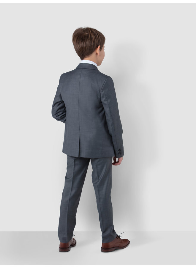 Premium Jungen Anzug, 5-telig, grau