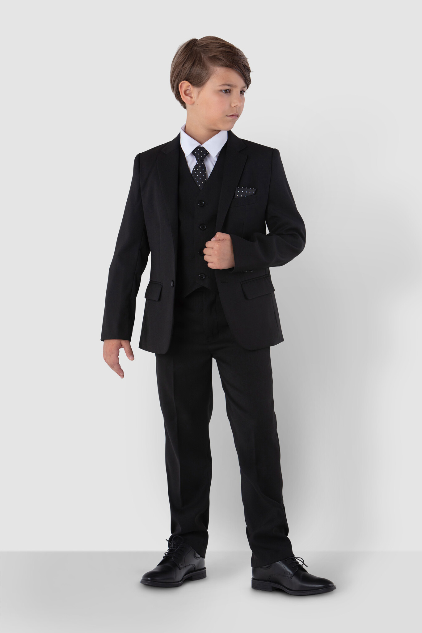 Jungen schwarz 6-teilig, Anzug, Melli-Trends -
