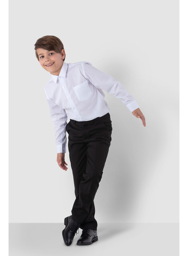 Kinderhemd Slim Fit, in Weiß