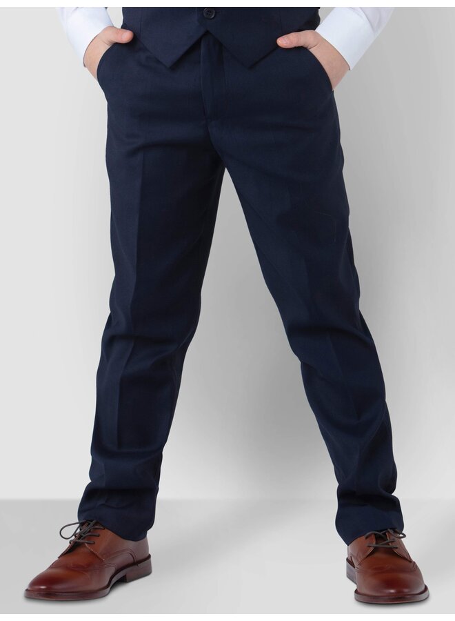 Kinder Anzughose, Slim Fit in Dunkelblau