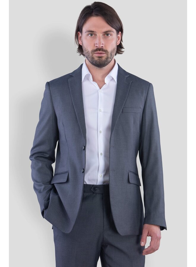 Herren Business Anzug in Grau, 2-teilig
