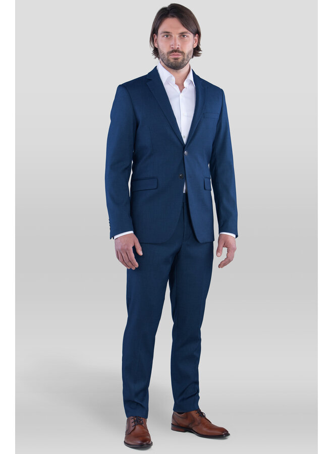 Anzug Herren, Slim Fit, 2-teilig, blau