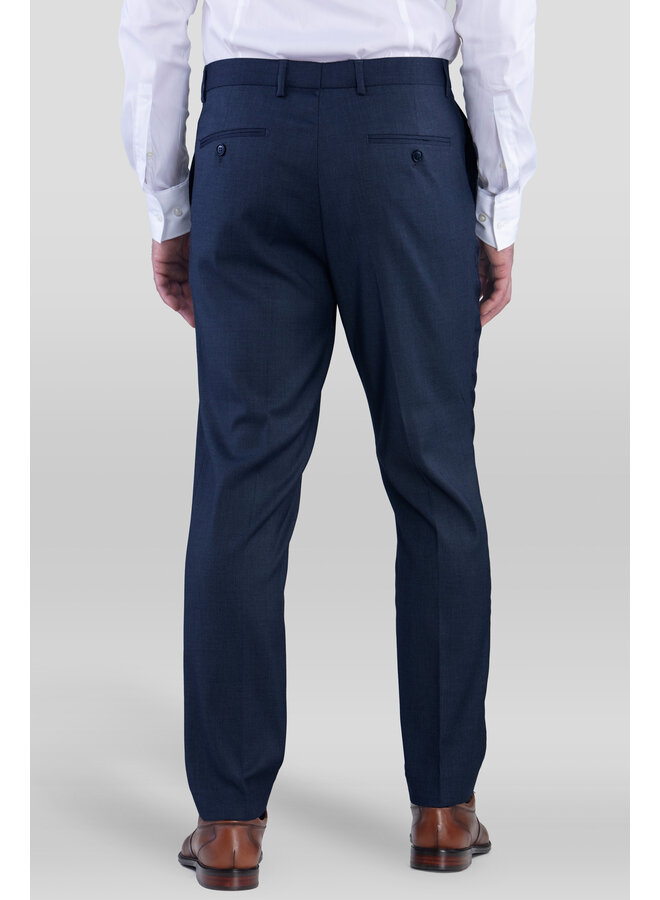 Herren Anzughose in Dunkelblau, Slim Fit