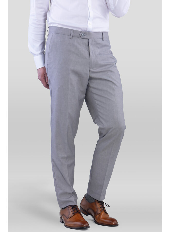Anzughose in Hellgrau, Slim Fit