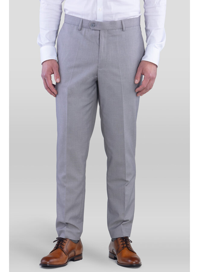 Anzughose in Hellgrau, Slim Fit