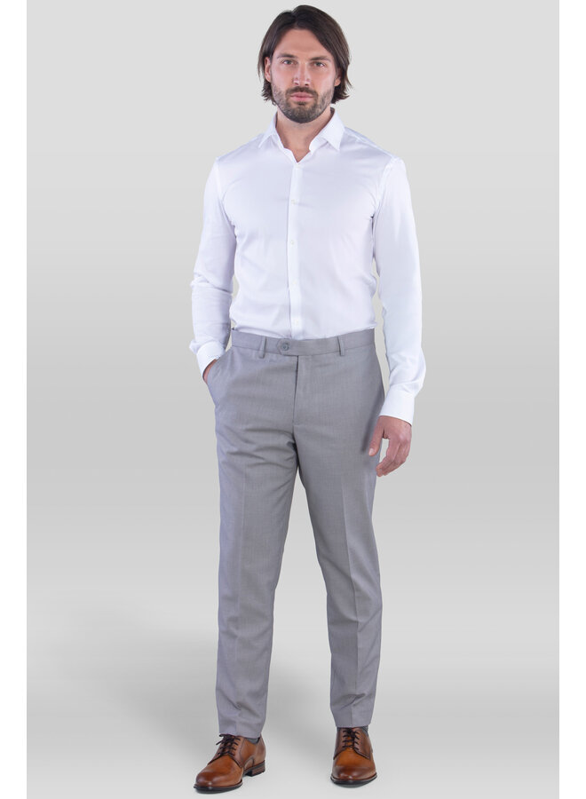 Anzughose in Hellgrau, Slim Fit