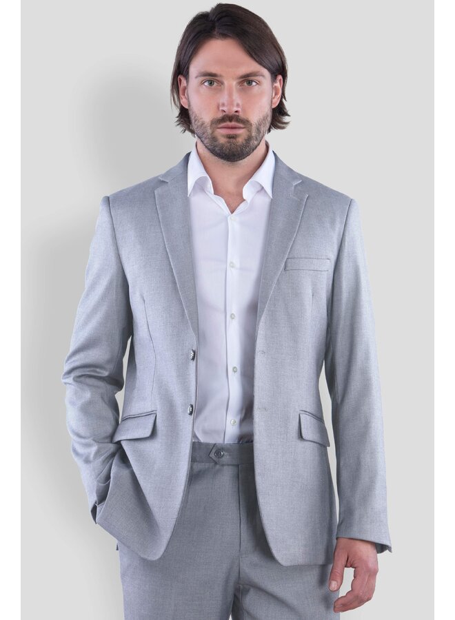 Herren Sakko, Slim Fit in Hellgrau