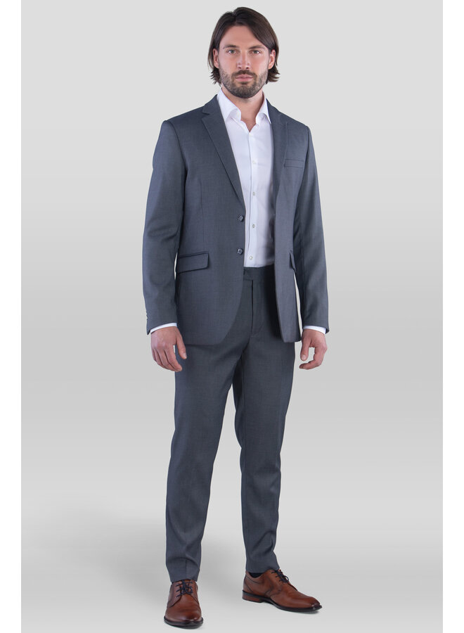 Herren Business Anzug in Grau, 2-teilig