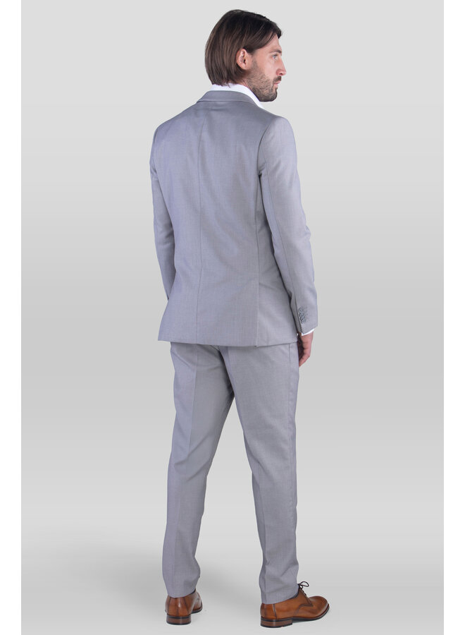 Herren Anzug,  hellgrau, 2-teilig