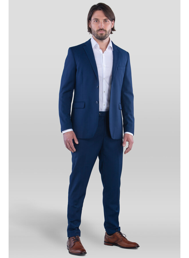Anzug Herren, Slim Fit, 2-teilig, blau