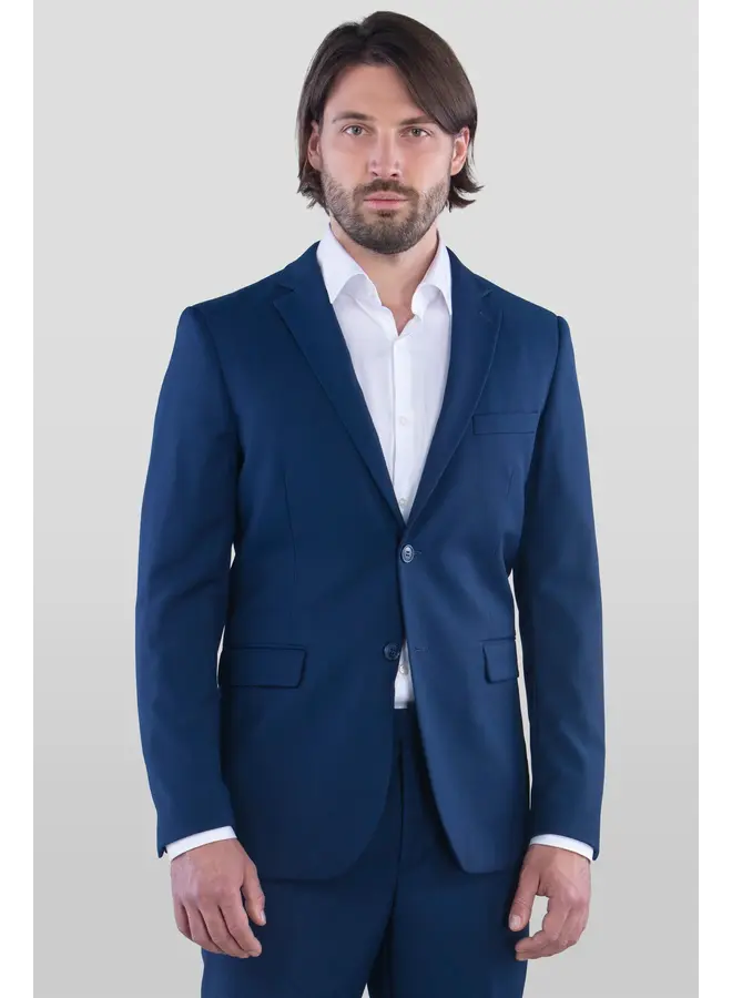 Anzug Herren, Slim Fit, 2-teilig, blau