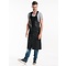 Chaud Devant Bib apron schort bediening Cross Black