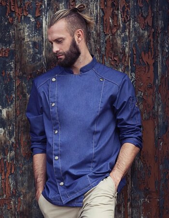 Koksjas Tennessee Vintage zwart, groen, blauw of rood denim