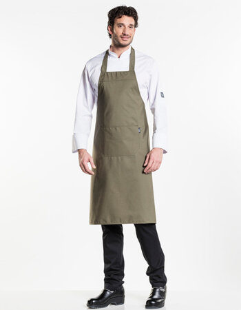 Schort bib apron in 4 kleuren