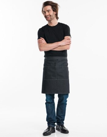 Apron Black Denim