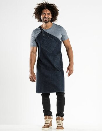 Schort Horeca Skew Blue Denim B85 L85