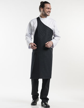 Butcher schort-Black Denim B90 L100