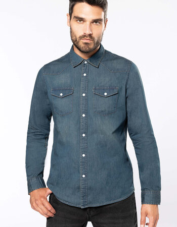 Overhemd Denim heren