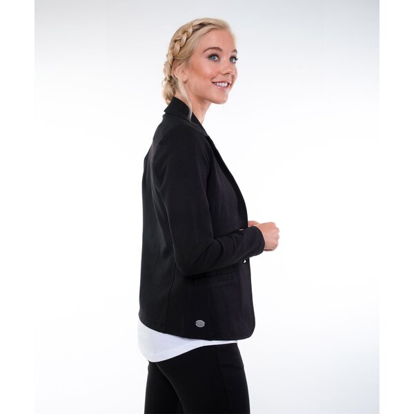 Company Fits Blazer Lucca stretch sweat zwart of blauw