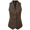 Premier Gilet Herringbone  dames in bruin, blauw of grijs