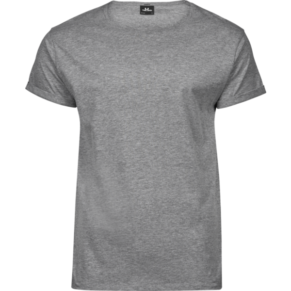 Tee Jays T-shirt roll up mouw heren  organic cotton in 3 kleuren