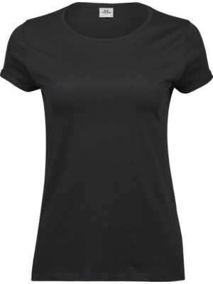 Tee Jays T-shirt roll up mouw dames  organic cotton in 3 kleuren