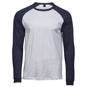 Prestige paradijs telegram Baseball shirt heren in 4 kleurencombinaties heren - Bontenue  Bedrijfskleding
