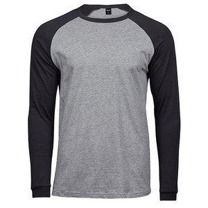 Hoop van Razernij Pretentieloos Baseball shirt heren in 4 kleurencombinaties heren - Bontenue  Bedrijfskleding