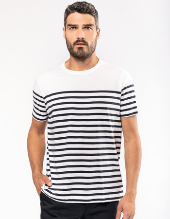 Gestreept shirt heren biologisch katoen