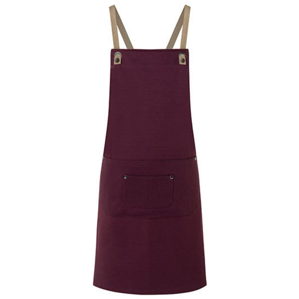 Karlowsky Bib Apron schort Urban-Nature met Cross Straps en grote zak